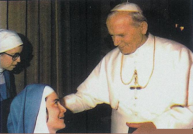 Jean-Paul II Mother Myriam